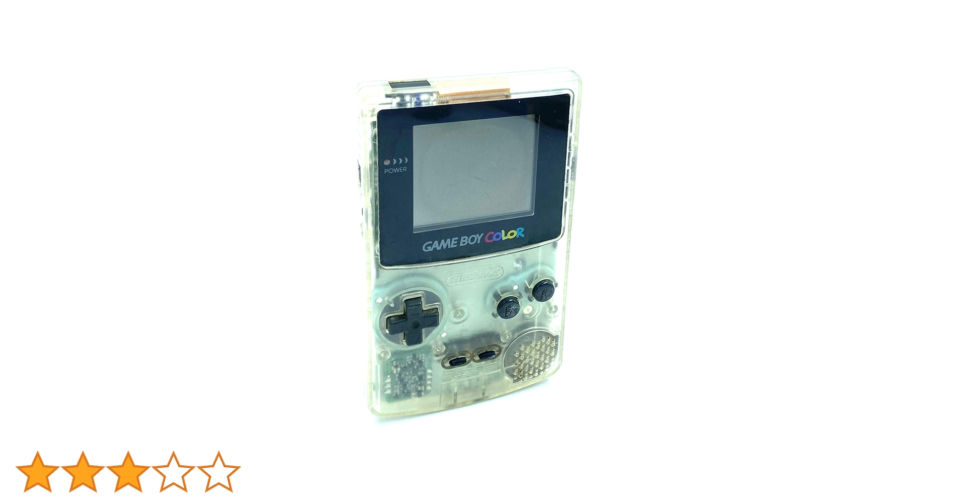 ゲームボーイ - はる【動作確認済】　任天堂　ゲームボーイカラー　本体　クリア ゲームボーイカラー クリア 本体 - メルカリ